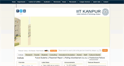 Desktop Screenshot of iitk.ac.in
