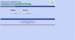 Desktop Screenshot of bioinfo.iitk.ac.in