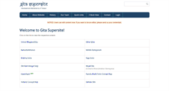 Desktop Screenshot of gitasupersite.iitk.ac.in