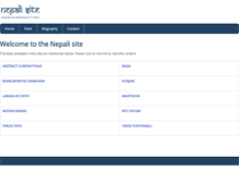 Tablet Screenshot of nepali.iitk.ac.in